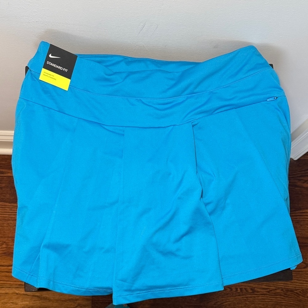 NWT Nike Dri-FIT Golf Skirt Skort Women’s M Blue Performance Athletic - Picture 2 of 4